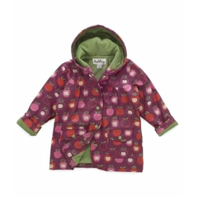 Hatley Nordic Apples Girls and Baby Girl Raincoat, Jackets, Girls