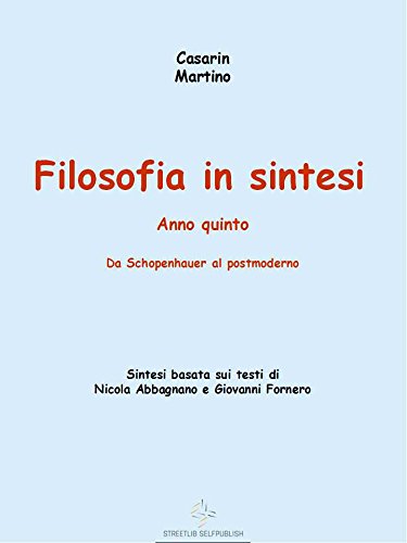 Filosofia in sintesi - anno quinto (Italian Edition)