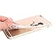 iPhone 6 Case, iPhone 6s Case,JAHOLAN TPU Silicone Gel Soft Clear Case Cover for Iphone 6 6S - Black Colorful Apple Butterfly Girl
