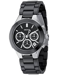 DKNY Ceramic Chronograph Black Dial Womens watch #NY4914