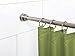 ZPC Zenith Products Finial Tension Shower Curtain Rod
