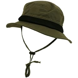 San Diego Travel Bucket Packable Boonie Chin Hat Olive Large