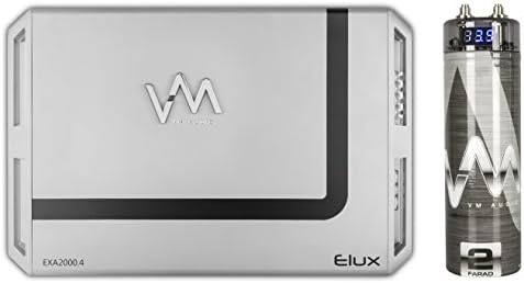 VM Audio EXA2000.4 2000W 4 Channel Amplifier Amp with 2.0 Farad Capacitor