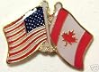 The USA Canada Pin with Friendship and Unity Between These 2 Great Countries Sharing a Long Undefended Border - Children of a Common Mother From Canada 2 Pins for Just $10 The USA Canada Pin with Friendship and Unity Between These 2 Great Countries Sharing a Long Undefended Border - Children of a Common Mother From Canada 2 Pins for Just $10