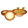Mountain Woods 7 Piece Cherry Rim Salad Bowl Set