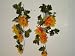 Yellow and Orange Peony Vine Greenery (2 Pieces)