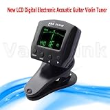 New LCD Digital Electronic Acoustic Guitar Violin Tuner