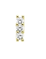 Pair of 14K Yellow Gold Diamond Earrings - 0.90 Ct. -- LIFETIME WARRANTY
