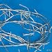 Silver Barbwire Cord Haunted House Western Prop Decor