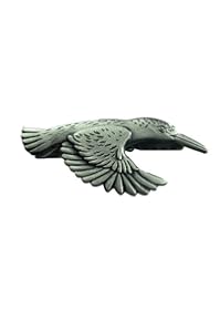 Aphrodite （アフロディーテ） ネクタイピン 鳥 カワセミ 川蝉 合金銀色 日本製