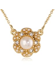 kate spade new york "Park Floral" Mini Pendant Necklace, 16"