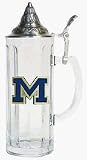 Michigan Wolverines Tall Lidded Stein