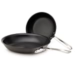 Emeril by All-Clad E919S264 Hard Anodized Nonstick Scratch Resistant 8-Inch and 12-Inch Fry Pan / Saute Pan Cookware Set, Black