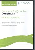 Pennsylvania Real Estate Sales Exam CompuCram Exam Prep Software