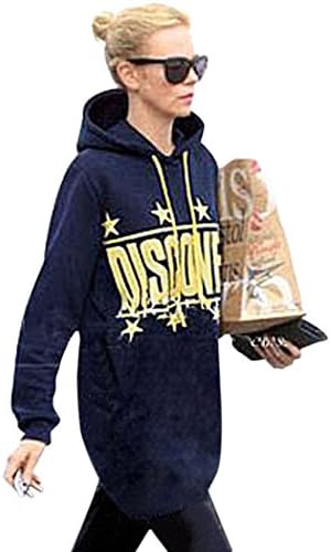 Blrose Casual Sports Discovery Draw String Hoodie(Blue)
