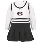Nike Georgia Bulldogs Two Tone Toddler Two Piece Cheerleader Dress