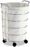 Neu Home Jumbo Laundry Basket with Canvas Bag