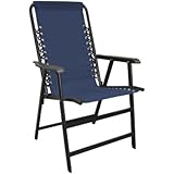 Caravan Sports Suspension Folding Chair, Blue