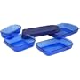 Pyrex Bakeware 5-Piece Baking Dish Set, Cobalt