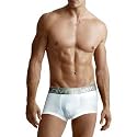 3 PACK: Mens Calvin Klein Steel Boxer Shorts / Underwear Briefs (3 PAIRS - BLACK / WHITE / GREY)