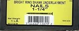 ACE UNDERLAYMENT NAIL 1-1/4