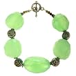 Handmade Agate & Silver Bracelet