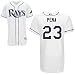 Carlos Pena Tampa Bay Rays Home White Authentic MLB Jersey