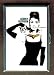 KL BREAKFAST AT TIFFANY'S AUDREY HEPBURN ID CREDIT CARD WALLET CIGARETTE CASE COMPACT MIRROR