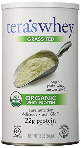 Teraswhey protein whey plain org, 12 oz