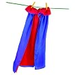 Sarah's Silks Reversible Royal Blue and Red Cape