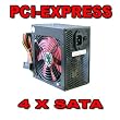 Alpine 750Watt PSU 120mm Red Fan, Retail - ALPINE-750W Silent