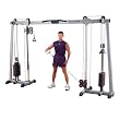 Body Solid Selectorized Deluxe Cable Crossover Home Gym GDCC250