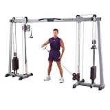 Body Solid Selectorized Deluxe Cable Crossover Home Gym GDCC250