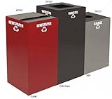 IMAGE OF Geocube Collection - 32 Inches High - Square Opening - Charcoal (Charcoal) (32