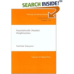 Nuuchahnulth (Nootka) Morphosyntax (Paperback)