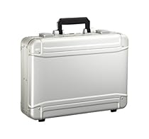 Zero Halliburton Geo Aluminum Large Attached, Silver, One Size
