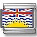 British Columbia, Canada Flag Photo Italian Charm