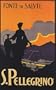 WATER SAINT ST. PELLEGRINO FONTE DI SALVTE EUROPE ITALY ITALIA SMALL VINTAGE POSTER REPRO