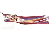 Bliss Hammocks BH-404A Oversized Hammock with Spreader Bar and Pillow - Tequila Tunrise