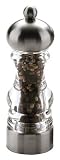 MIU Brushed Stainless-Steel Grinder for Salt or Pepper( Ceramic Body)