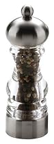 MIU Brushed Stainless-Steel Grinder for Salt or Pepper( Ceramic Body)