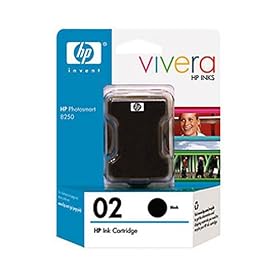 HP 02 Black Printer Cartridge (C8721WN)