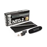 Rode NTG-2 Multi-Powered Condenser Shotgun Microphone for Camcorders, DSLR & Boompole