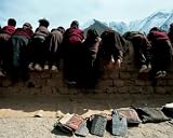 Playtime at Sumdo School, Ladakh Photography Art Poster Print by Olivier Follmi, 12x10