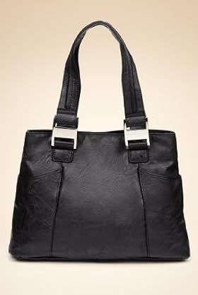 Side Pocket Panelled Handbag