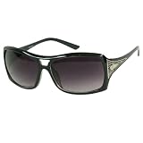 "Paris" Women's Fashion Frame Sunglasses - Black