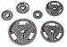 150 Lbs of Assorted Olympic Plates
