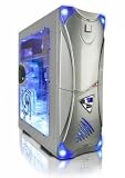 Aspire X-Navigator Aluminum ATX Mid-Tower Case with Clear Side, Front USB and Firewire Ports, Built-in Fan Controller and 500-Watt Power Supply