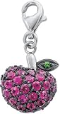 Apple Charm, 14K White Gold