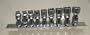 Genius 9pc 1/4" Drive Metric Shallow Universal Swivel Hand Sockets